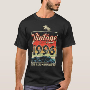 Camiseta Vintage 1996 26 Aniversário Um Dos Tipos 26 Anos