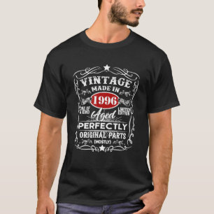 Camiseta Vintage 1996 27th Birthday Gift Men Women Original