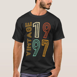 Camiseta Vintage 1997 26º aniversário 26 anos Presentes par