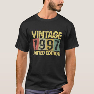 Camiseta Vintage 1997 Bday, 25 Anos, 25 Funny Birthday