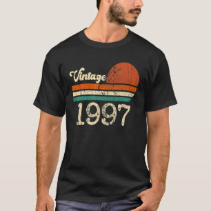 Camiseta Vintage 1997 Feita Em 1997 26º Aniversário 26