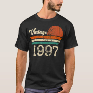 Camiseta Vintage 1997 Feita Em 1997 26º Aniversário 26