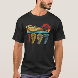 Camiseta Vintage 1997 Feita Em 1997 26º Aniversário 26 Anos