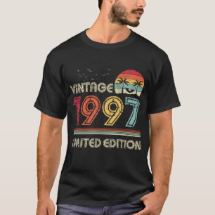 Camiseta Vintage 1997 Limited Edition 27. Aniversário