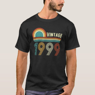 Camiseta Vintage 1999 23rd Birthday Decoration 23 Anos Ol
