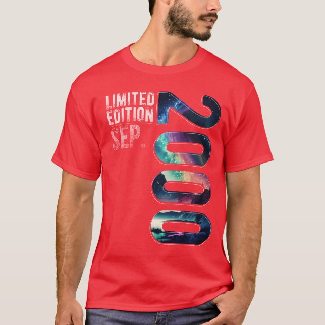 Camiseta Vintage 2000 September Birthday Polar Lights frien (Frente)