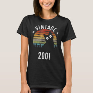 Camiseta Vintage 2001 22 Anos
