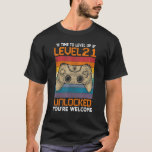Camiseta Vintage 2001 Funny 21 Years Old Video Gamer 21st B<br><div class="desc">Vintage 2001 Funny 21 Years Old Video Gamer 21st Birthday.</div>