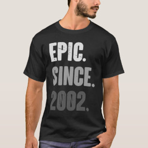 Camiseta Vintage 2002 Aniversário 21ruas Decorati
