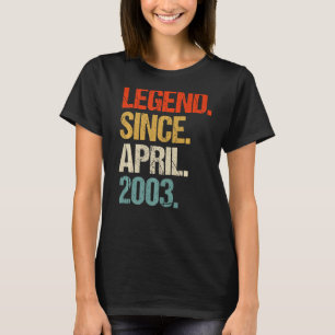 Camiseta vintage 2003 20 retro 20 anos 1