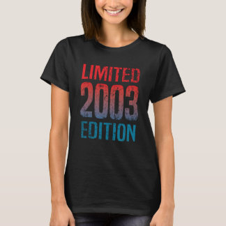 Camiseta Vintage 2003 u2013 2003 Aniversário 2