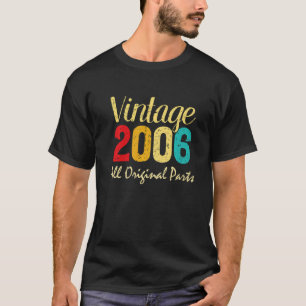 Camiseta Vintage 2006 16 Anos Homens E Mulheres 16 Anos