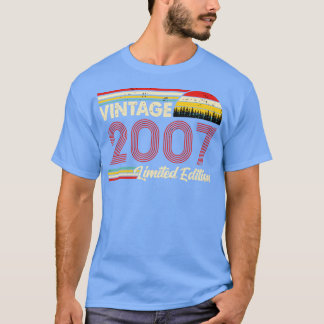 Camiseta Vintage 2007 Birthday Shirt Limited Edition 2007 B