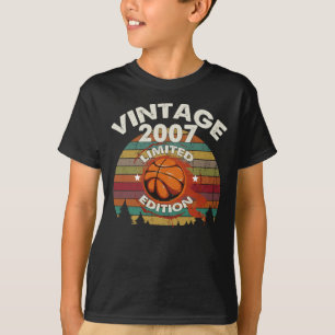 Camiseta Vintage 2007 Limited Edition 16 anos