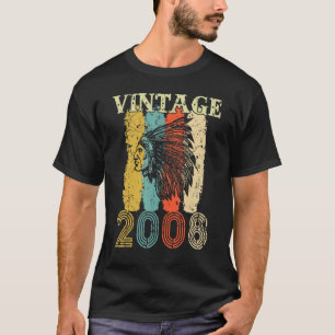 Camiseta Vintage 2008, 14 Anos, 14