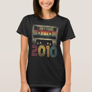 Camiseta Vintage 2010, 12, Ideias de Aniversário Homens Que