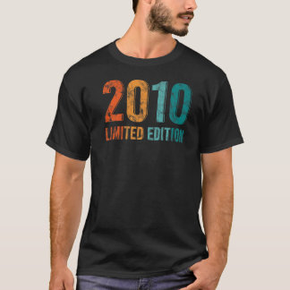 Camiseta Vintage 2010 Boy Ou Girl Birthday