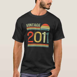 Camiseta Vintage 2011, De 12 Anos, Feita No Nascimento De 1