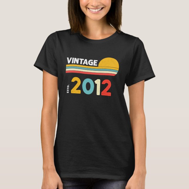 Camiseta Vintage 2012 (Frente)
