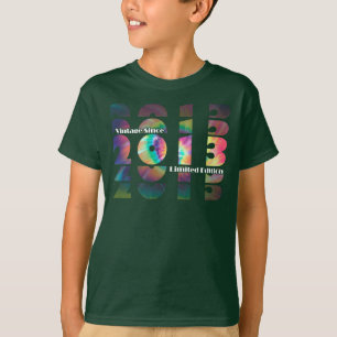 Camiseta Vintage 2013 Limited Edition Tie Dye Gifts for 11t