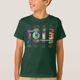 Camiseta Vintage 2013 Limited Edition Tie Dye Gifts for 11t