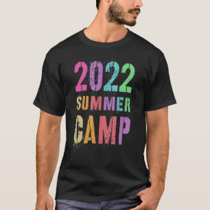 Camiseta Vintage 2022 Summer Camp Vacation 2022 Summer Trip