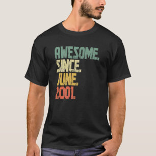 Camiseta Vintage 20 Anos Homens Mulheres Impressionantes De
