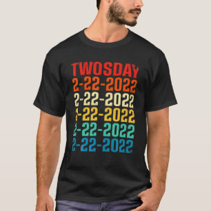 Camiseta Vintage 22 De Fevereiro De 2022 Retro 2