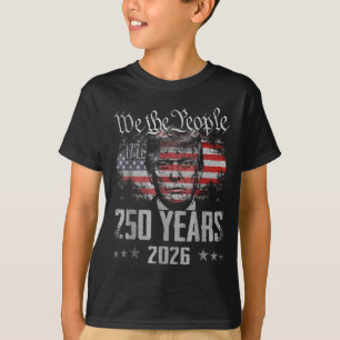 Camiseta Vintage 250 Anos 1776 2026 250º Aniversário 4º