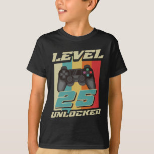 Camiseta Vintage 25 Birthday Gift 25 Year Old Boy Ga