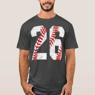 Camiseta Vintage 26 Baseball Laces Baseball Mãe Jersey Love