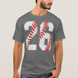 Camiseta Vintage 26 Baseball Laces Baseball Mãe Jersey Love