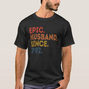 Camiseta Vintage 29 Anos De Casamento Epic Husband S