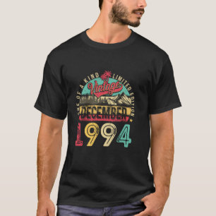 Camiseta Vintage, 30 Anos, Gift Funny, Dezembro De 1994