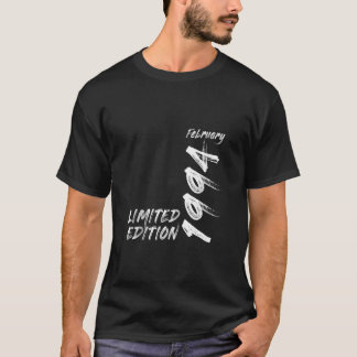 Camiseta Vintage 30 Birthday I Limited Edition Fevereiro 19