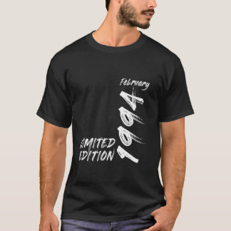 Camiseta Vintage 30 Birthday I Limited Edition Fevereiro 19