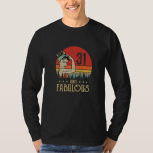 Camiseta Vintage, 31 Anos, Aniversário E Fabuloso 31 Bi