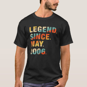 Camiseta Vintage 37ª Lenda De Aniversário Foi Nascer Em Mai