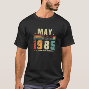 Camiseta Vintage, 37 Anos, Retrô Birthday Incrível Desde