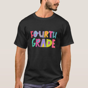 Camiseta Vintage 4º ano de volta à chuva de 4º ano na escol
