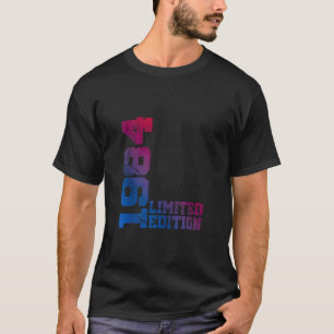 Camiseta Vintage 40 Birthday I Limited Edition 1984