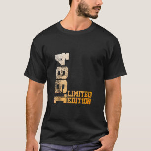 Camiseta Vintage 40 Birthday I Limited Edition 1984
