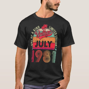 Camiseta Vintage 41ruas Awis de Aniversário Desde julho de