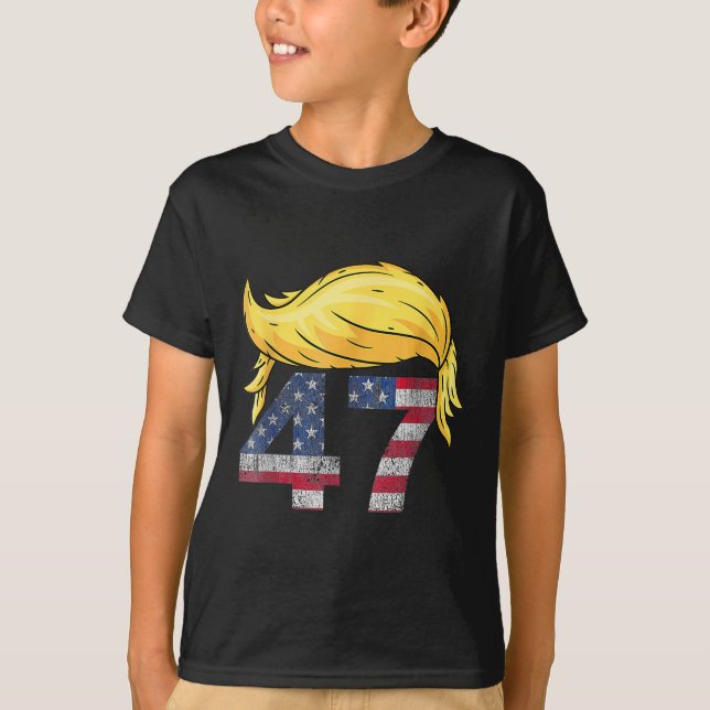 Camiseta Vintage 47 Trump Hair (Frente)