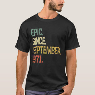 Camiseta Vintage, 50 Anos, Homens Mulheres Epic Desde Setem