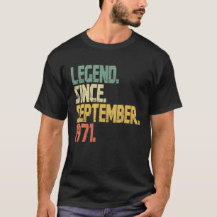 Camiseta Vintage, 50 Anos - Legenda Engraçada Desde Setembr