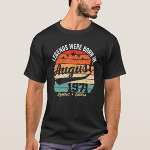 Camiseta Vintage 51º Aniversário de Legenda Foi Nascer Em a
