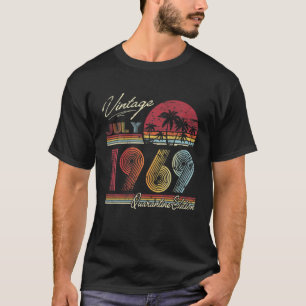 Camiseta Vintage 52Nd Aniversário Julho De 1969 52 Anos Qua