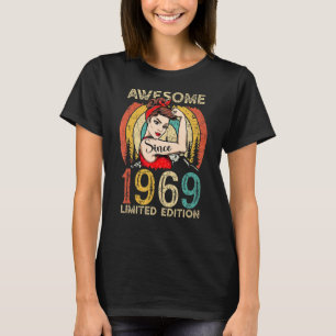 Camiseta Vintage 53º Aniversário Para Mulheres Incríveis De