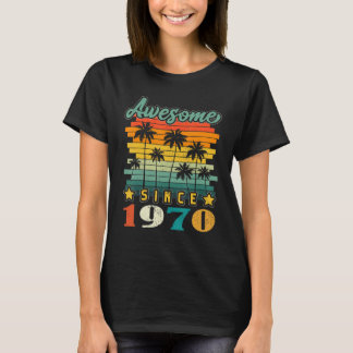 Camiseta Vintage 53º Awo De Aniversário Desde 1970 53 Anos